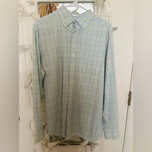 Southern Tide Men's Sky Blue Checkered Shirt